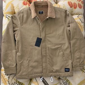 Hurley Faux Shearling inside Coat